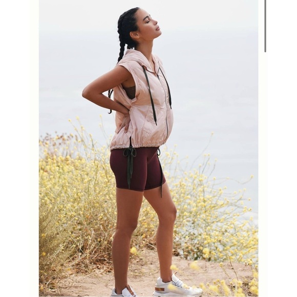 EUC Anthropologie Daily Practice The Glass Beach Vest size Small in peach pink - Picture 1 of 9